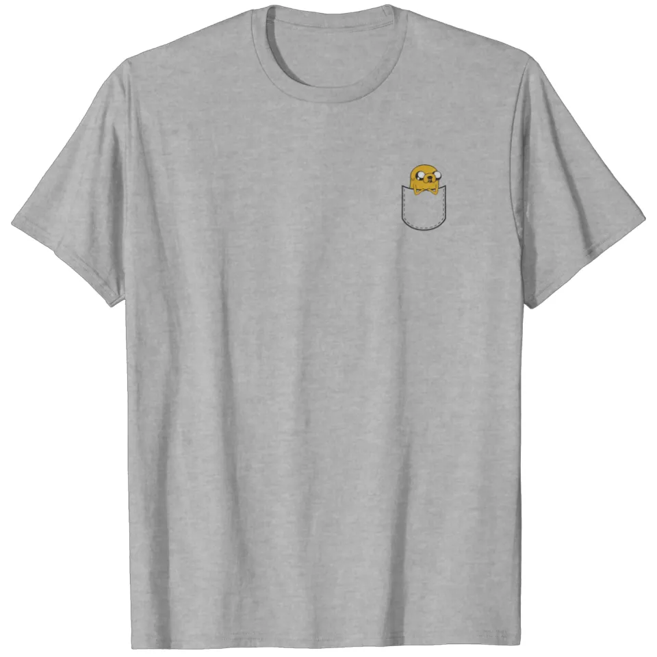 Adventure Time Pocket Jake T-shirt for Men — Mens T Shirts