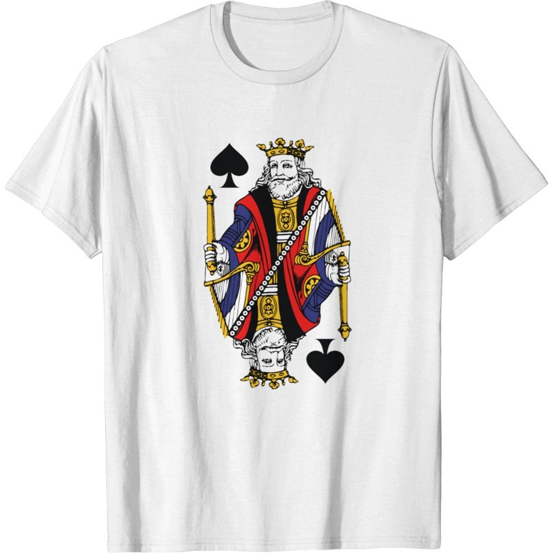 T-shirt Vintage Roi de Pique pour Hommes — T-shirts pour hommes