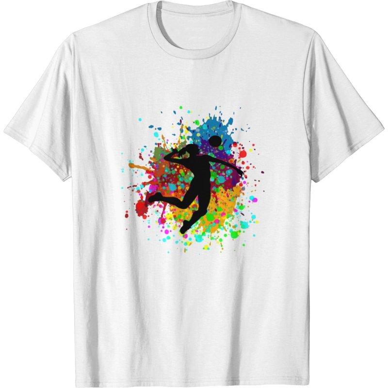 T-shirt Équipe de Joueurs de Volleyball Filles — T-shirts pour hommes