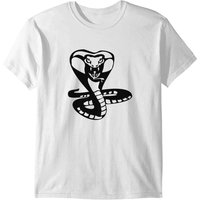 T-shirt Cobra pour hommes en noir