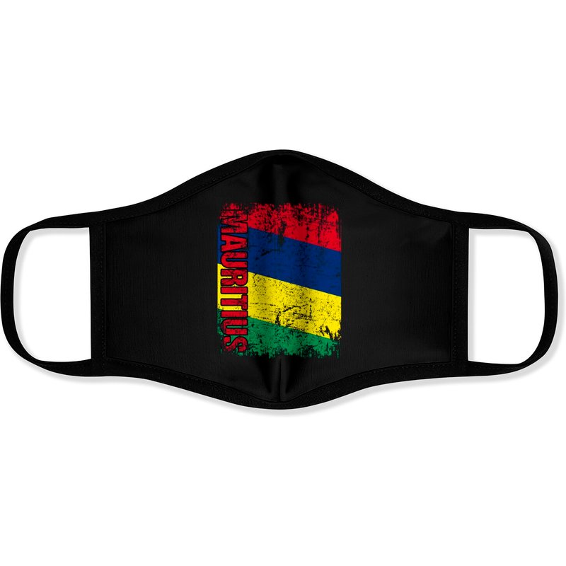 Mauritius Flag Vintage Face Masks — Cloth Face Masks