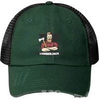 Chapeau Trucker Imprimé Lumberjack — Casquette de baseball