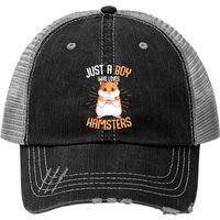 Un Garçon Qui Aime Les Hamsters Casquette Trucker Enfant — Casquette de baseball