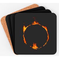 Sous-verres Dark Sign Dark Souls avec fond en liège — Sous-verres et napperons