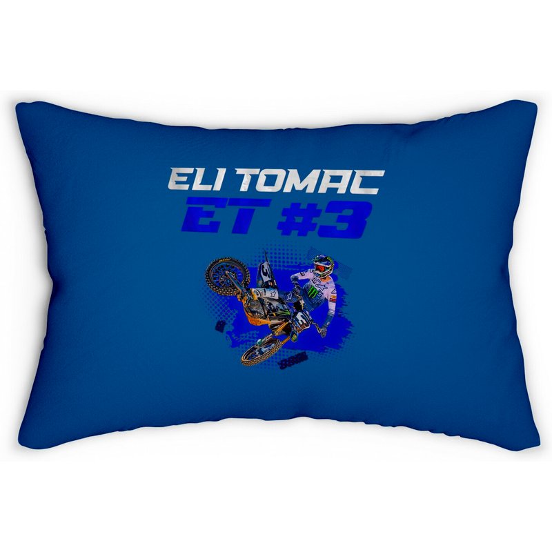 Coussins Lombaires Eli Tomac, ET3 2022 Pilote de Moto — Coussins décoratifs