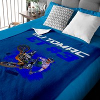 Eli Tomac Baby Blankets, ET3 2022, Motorcycle Racer Design — Baby Blankets