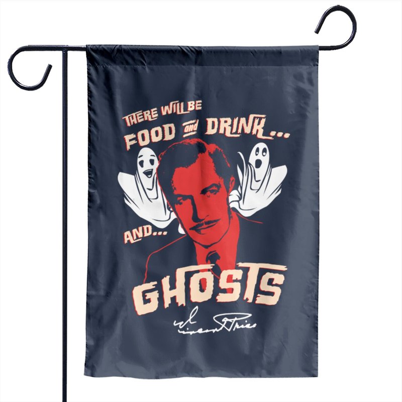 House On Haunted Hill - Vincent Price - Garden Flags — Decorative Flags