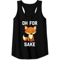 Débardeurs Oh For Fox Sake pour hommes - Noir