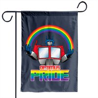 Optimus Pride Gay Pride Garden Flags