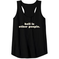 Hell Is Other People - Jean-Paul Sartre Tank Top for Men — Mens T Shirts