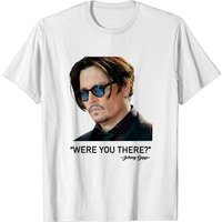 Johnny Depp Shirt for Men - Were You There & Justice for Johnny Depp — Mens T Shirts