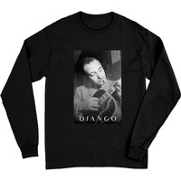 Django Reinhardt Jazz Guitarist Long Sleeve T-Shirt for Unisex — Mens T Shirts