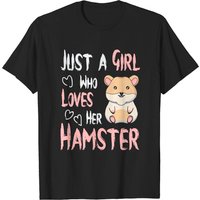 Hamster Just A Girl Who Loves Her Hamster T-Shirts for Men — Mens T Shirts
