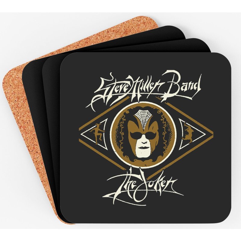 Miller Band Classic Coasters with Cork Bottom — Coasters & Placemats