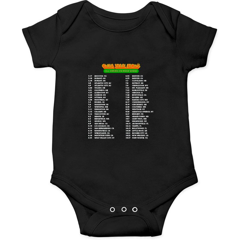 Ensemble de bébé Chris Stapleton All American Road Show 2022 Tour — Bodys bébé