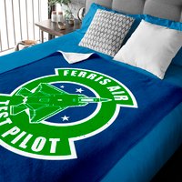 Ferris Test Pilot - Green Lantern Baby Blanket — Baby Blankets