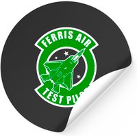 Ferris Test Pilot - Green Lantern Stickers — Stickers & Decals