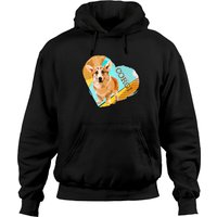 Corgi Welsh Corgi (3) Unisex Hoodies in Black — Mens Hoodies