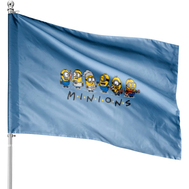 The One With Minions - Mashup House Flags — Decorative Flags
