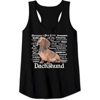 Dachshund Traits Men's Tank Tops in Black — Mens T Shirts