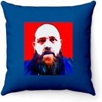 Nick Frost Throw Pillows - Royal Blue Cover Only — Decorative Cushions