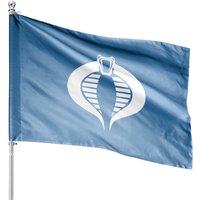 Cobra House Flags for Outdoor Use - Double-Sided Print