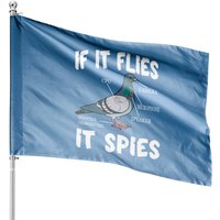 Birds Are Not Real Funny Bird Spies House Flags