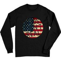 Birds Aren't Real Unisex Long Sleeve American Flag T-Shirt — Mens T Shirts
