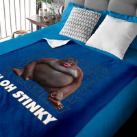 Reject Humanity Return To Monke Couverture pour Bébé - Bleu Royal