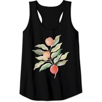 Peach T-Shirt Painterly Peaches Tank Top for Men — Mens T Shirts