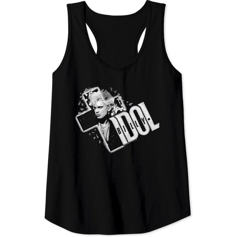 Débardeur Billy Idol Classique pour Hommes - Logo Tendance