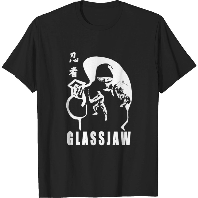 T-shirt Ninja Glassjaw pour hommes - Noir