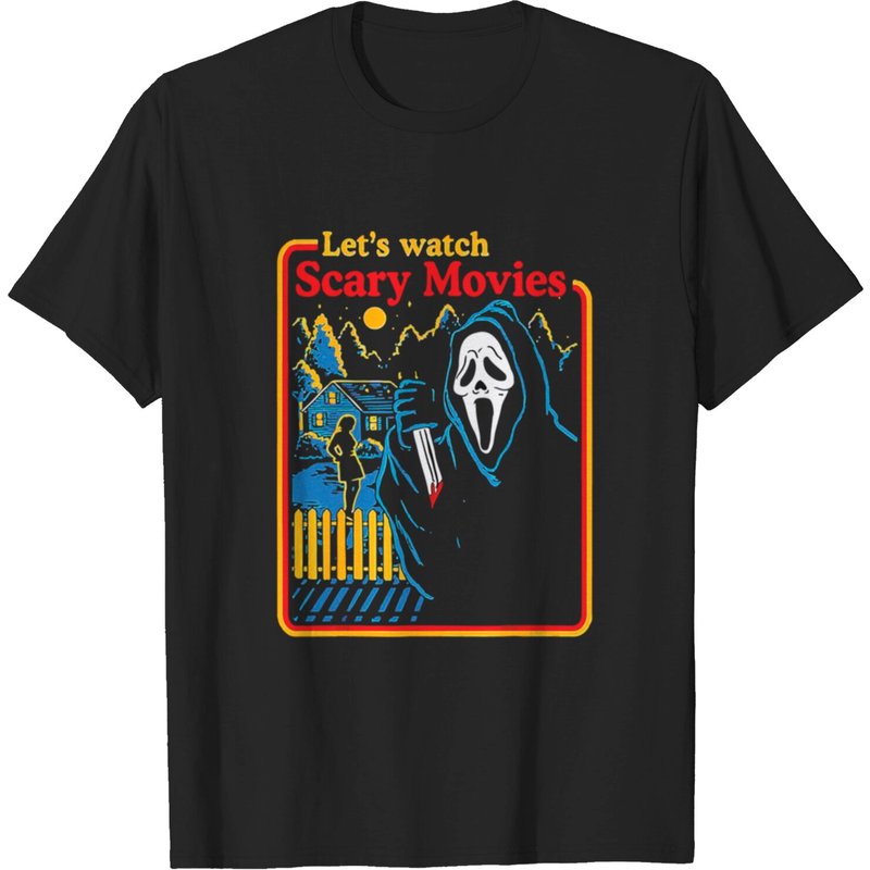 T-shirt Halloween Screaming Ghostface Scream Watch pour hommes — T-shirts pour hommes