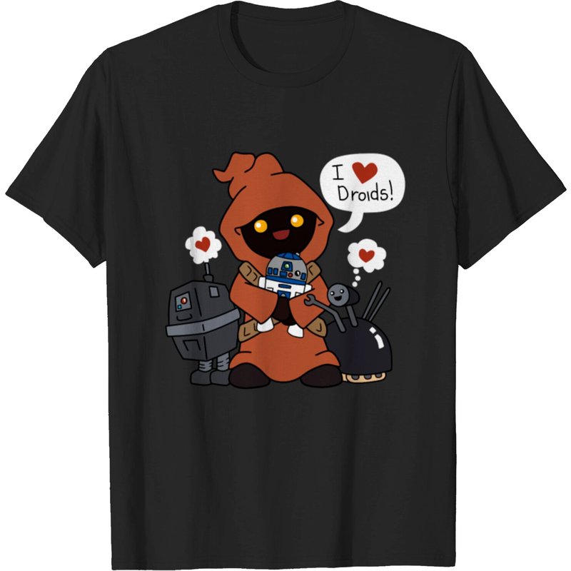 T-shirt Jawas Love Droids pour hommes — T-shirts pour hommes