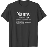 T-shirt Nanny pour hommes en noir