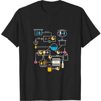T-shirt Schéma de Brassage de Bière pour Hommes