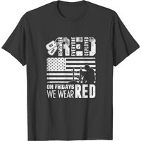 T-shirt Rouge Vendredi pour Hommes Remember Everyone Deployed — T-shirts pour hommes