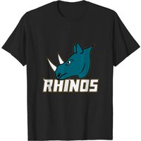 T-shirt Rhinos pour hommes - Noir — T-shirts pour hommes
