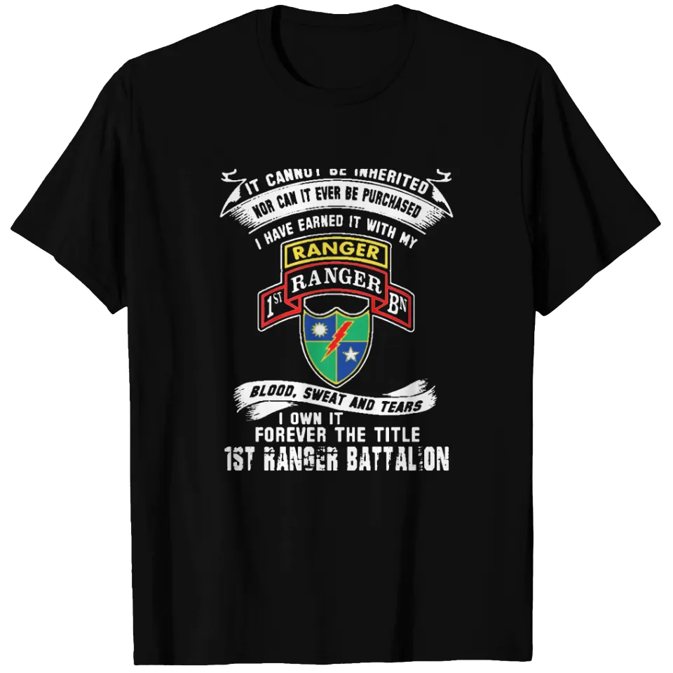 1st Ranger Battalion Men's T-Shirt — Mens T Shirts