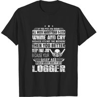 T-shirt Logger Logger Blogger pour hommes