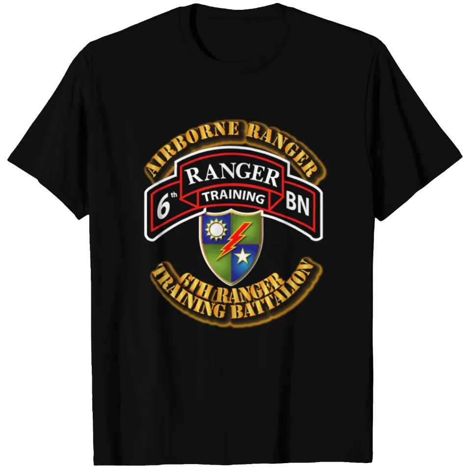 T-shirt Airborne Ranger du 6e Bataillon d'Entraînement des Rangers pour Hommes — T-shirts pour hommes