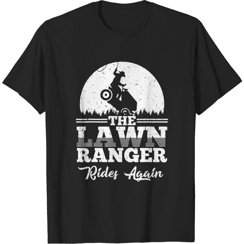 T-shirt pour hommes The Lawn Ranger Rides Again