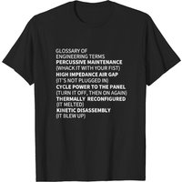 T-shirt à manches longues Glossaire des termes d'ingénierie pour hommes