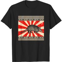 T-shirt Armadillo Design pour hommes en noir