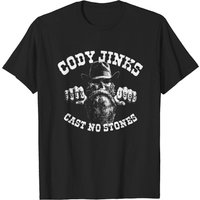 Cody Jinks Cast No Stones T-shirt for Men — Mens T Shirts