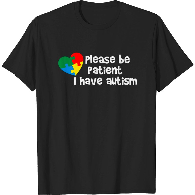 Please Be Patient I Have Autism Men's T-Shirt — Mens T Shirts
