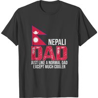 T-shirt Design Drapeau Népalais pour la Fête des Pères — T-shirts pour hommes