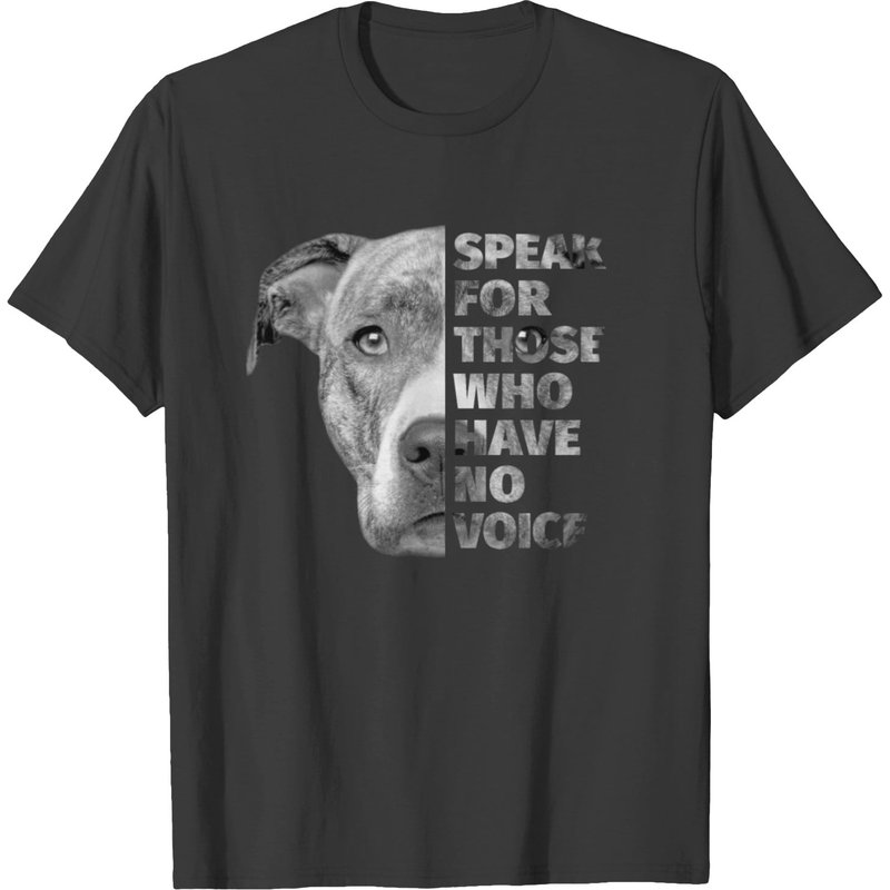T-shirt Pitbull Rescue pour hommes - Noir — T-shirts pour hommes