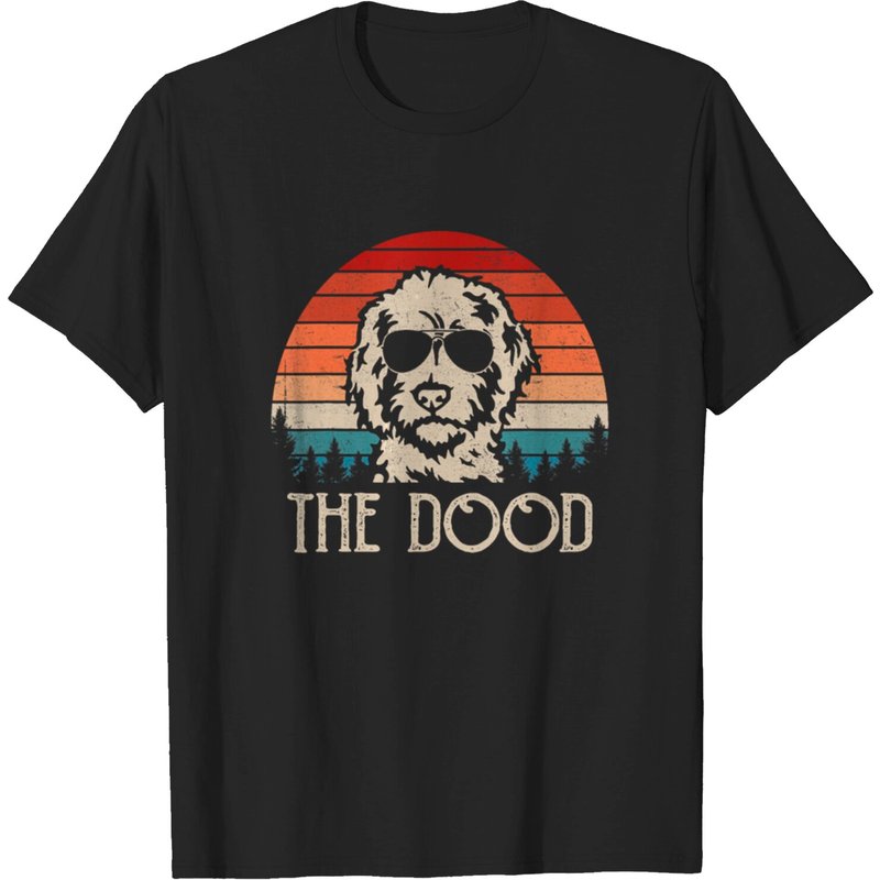 T-shirt Vintage Goldendoodle The Dood Cadeau pour Papa — T-shirts pour hommes