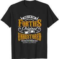 T-shirt Vintage Classique Drôle Built In The 40s pour Hommes — T-shirts pour hommes